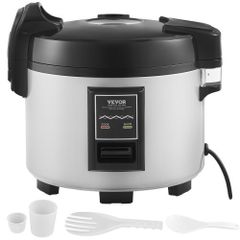 Commercial Rice Cooker, 45-Cup Rice Cooker, 9 Liter Large Rice Cooker and Warmer with Nonstick Inner Pot, Fast Cooking and 12-Hour Keep Warm