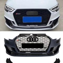 17 - 19 Audi Rs3 style front bumper for A3 S3 8V