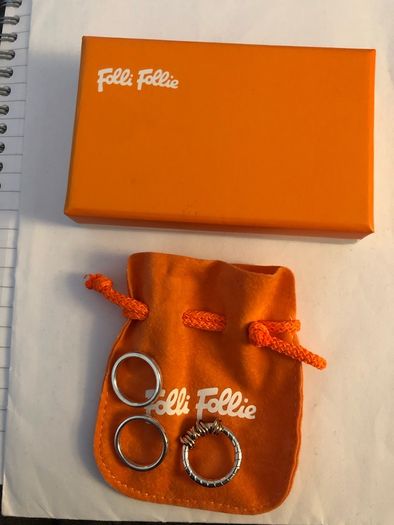 Folli Follie 3 piece ring set