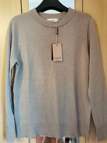 BNWT - GALLERY camel merino blend cardigan UK 10