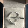 Sterling silver HHN designer pearl ring Image 2
