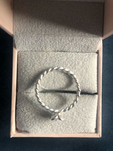Sterling silver HHN designer pearl ring