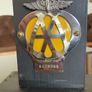 Classic AA Automotive Association Car Members Badge Mid 20th Century 1957 to 1959 Image 3