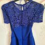 Blue wedding guest dress Image 9