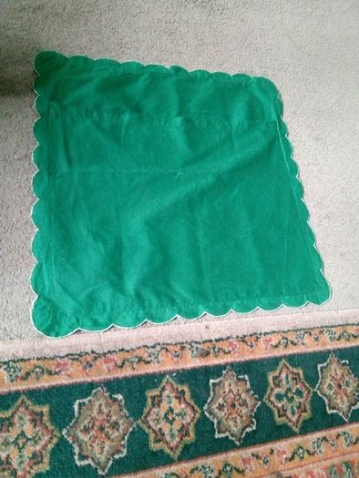 Two cotton Singapore cushion covers