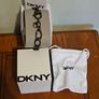 DKNY Oval Link Hematite Tone Bracelet / New Image 4