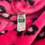 Girls Pink Leopard Print Fleece Onesie 13-14 Years Image 8