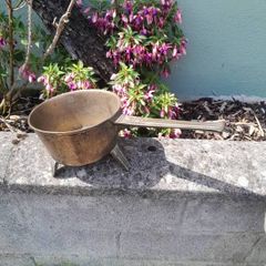 18ct bronze  army skillet pot