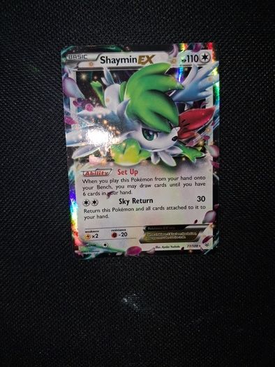 Pokemon Card: shaymin ex 77