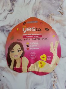 Yes To Tighter + Lifted Booty-ful Paper Mask - New