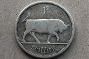 Irish silver one shilling