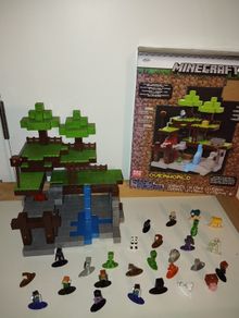 Minecraft Nano Metalfigs Bundle + Overworld Scene