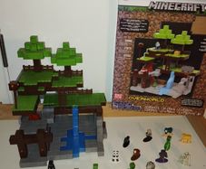 Minecraft Nano Metalfigs Bundle + Overworld Scene