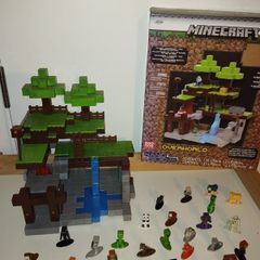 Minecraft Nano Metalfigs Bundle + Overworld Scene
