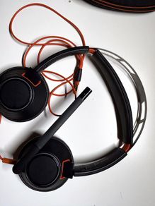 Poly Blackwire 5220 Stereo USB Headset with Mic - Work From Home, Teams/Zoom