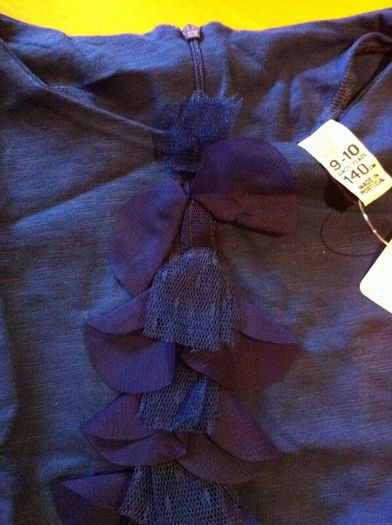 Blue Zara Girls Dress age 9-10