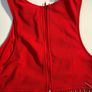 red crop top diamante Image 5
