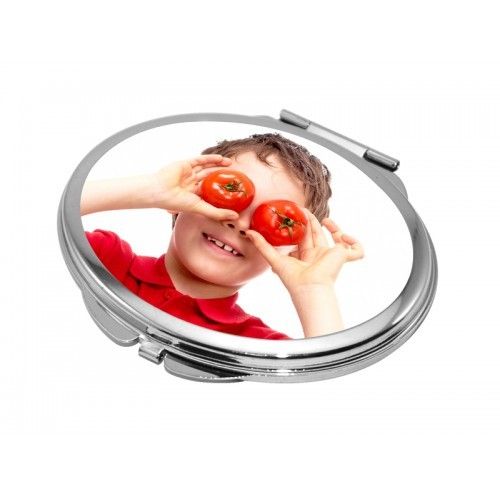 Personalised Oval Shaped Compact Mirror