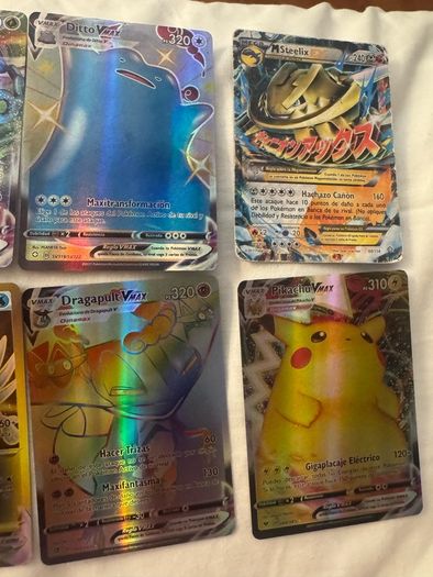 Pokemon Cards Bundle 200 Cards Spanish V, VMAX, GX & Full Art Styles