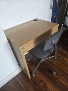 desk and chair
