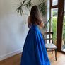 Royal Blue Debs Dress with pockets Image 2