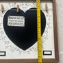 Shabby Chic Heart Chalkboard & Photo Display Memo Board Image 4