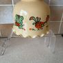 Vintage Cartoon Animal/Bird Amber glass Shade Image 3