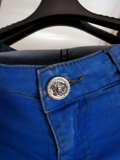 Young Versace denim short UK 10