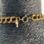Vintage Gold Tone Link Necklace Image 7