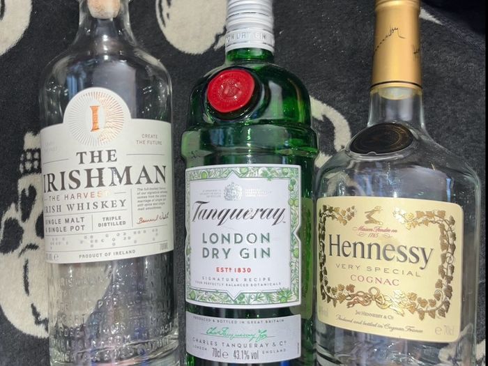 Empty bottles
