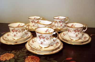 Vintage Elizabethan Floral Design Tea Set