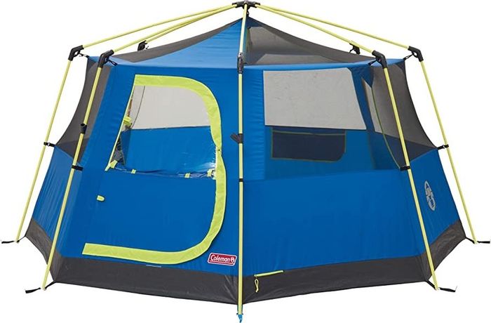 Tent Octago, 3 Man Tent Ideal for Camping in the Garden, Dome Tent, Waterproof 3 Person Camping Tent with Sewn-in Groundsheet (FREE POSTAGE)