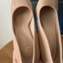 Beige block-heel court shoes by Sergio Todzi with a square-round toe Uk4 Eur37 Image 4