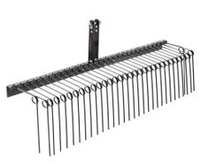 Tow Behind Landscape Rake 72"/183 cm Lawn Dethatcher Rake with 32 Steel Tines