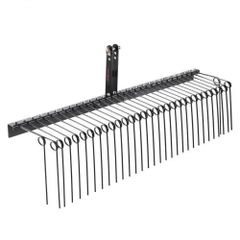 Tow Behind Landscape Rake 72"/183 cm Lawn Dethatcher Rake with 32 Steel Tines