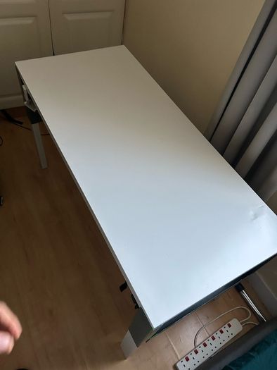 DESK IKEA PAHL desk 128cm X 58cm X (72cm/66cm/59cm)