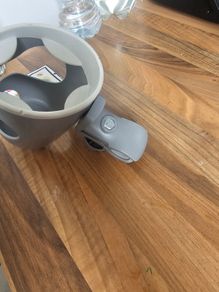 Universal buggy cup holder - grey