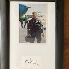 Val Kilmer Photo and Autograph Display
