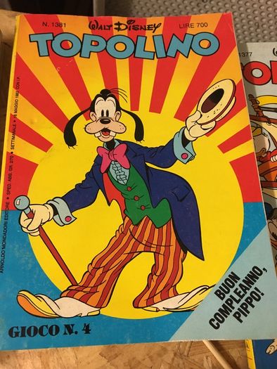 Mickey Mouse Italian Magazine 70's and 80's lot of 70