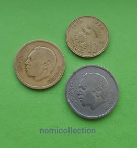 Morocco 1974 year coins.
