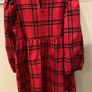 Red and black tartan dress perfect for Christmas 5-6 years Image 2