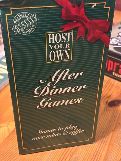 Host your own After Dinner Games.