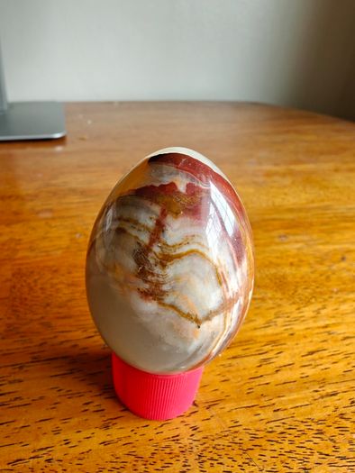 Vintage Polished Marble Egg