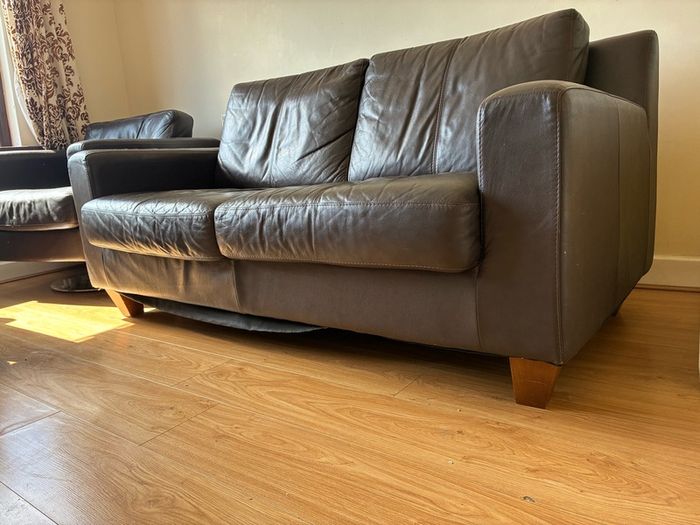 Free Real Leather Couches & Armchair