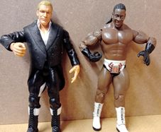WWE-World Wrestling Figures-Hunter Hearst Helmsley / King Booker T(2003/2007)