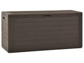 Garden Storage Box Brown 116x44x55 cm