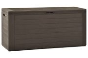 Garden Storage Box Brown 116x44x55 cm