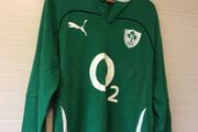 Ireland Rugby Jersey. Season 2009/2011. Official Puma Mens Home Jersey. Authentic Original From 2009. Not A Modern Day Remake.