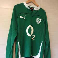Ireland Rugby Jersey. Season 2009/2011. Official Puma Mens Home Jersey. Authentic Original From 2009. Not A Modern Day Remake.