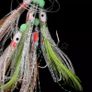 Shining Fish Skin Bait Sabiki Rigs with 5 Hooks Sea Fishing Multicolor Flasher Bait Rigs with Barrel Swivel Herring Image 3